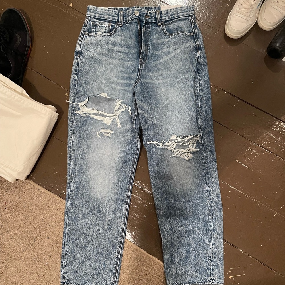 American eagle curvy mom jean size 8